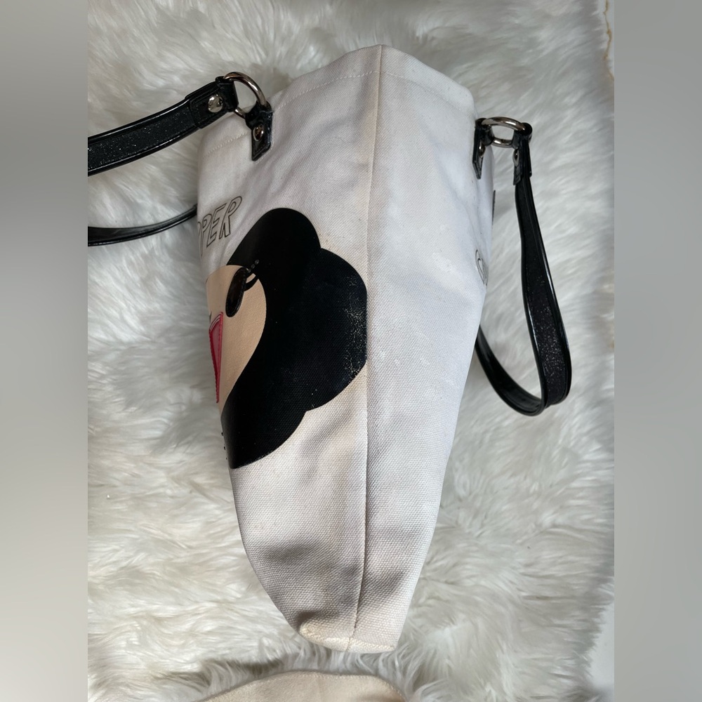 COACH Poppy Chan PEPPER Canvas Tote Bag - Picture 13 of 15
